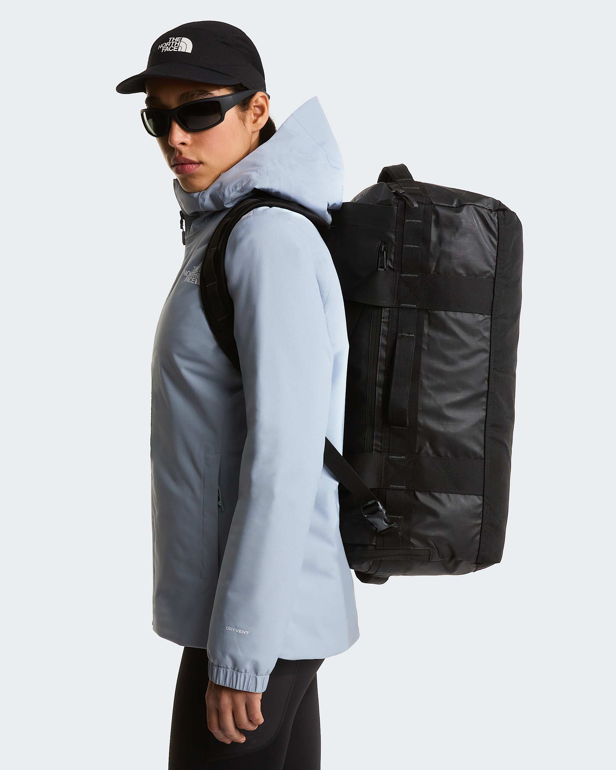 Base Camp Voyager 42-Liter-Duffel-Tasche – TNF Black-Asphalt Grey