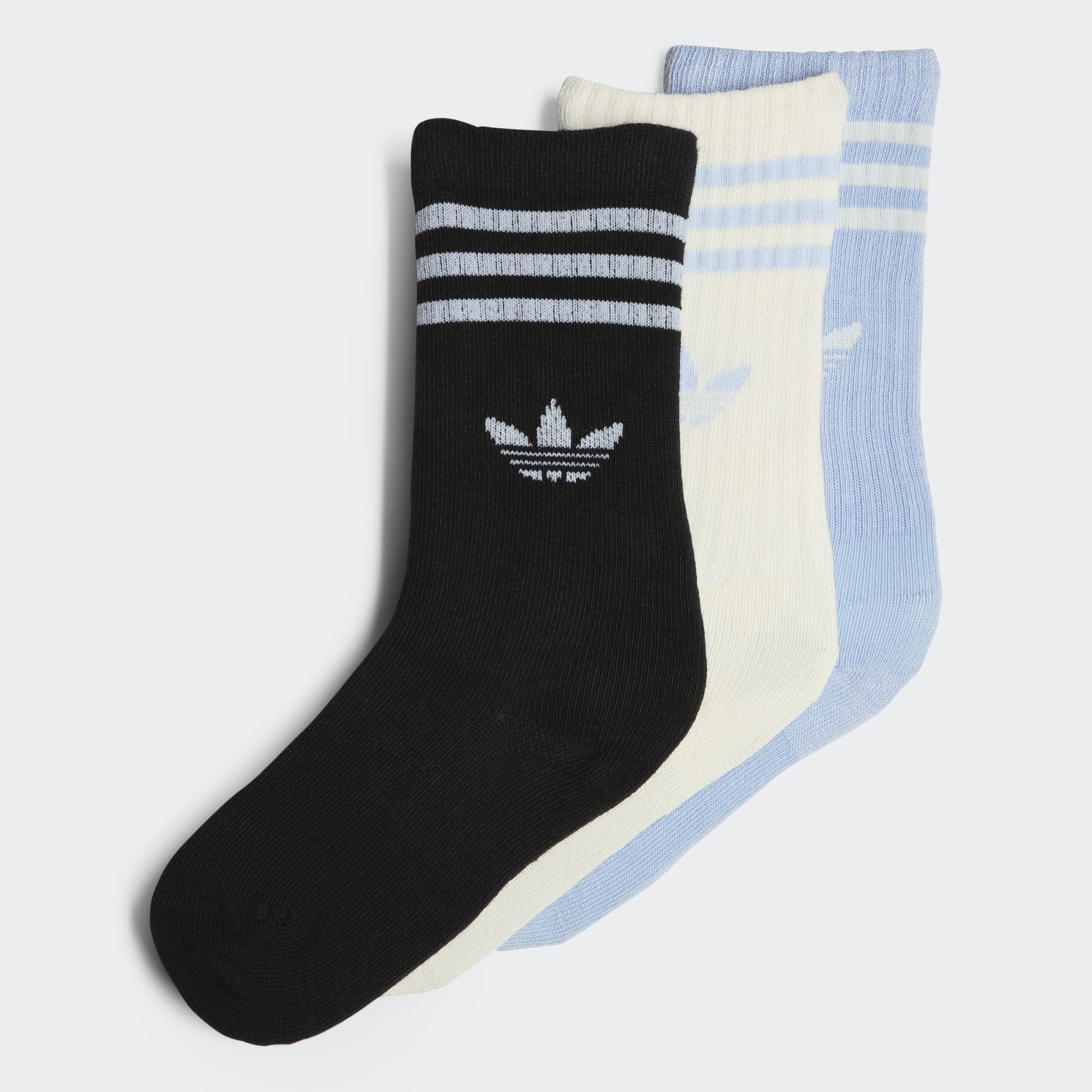 SAMBA OG SCHUH, KOMFORTVERSCHLUSS, ELASTISCHE SCHNÜRSENKEL – Blue Dawn / Wonder White / Black – IB9300