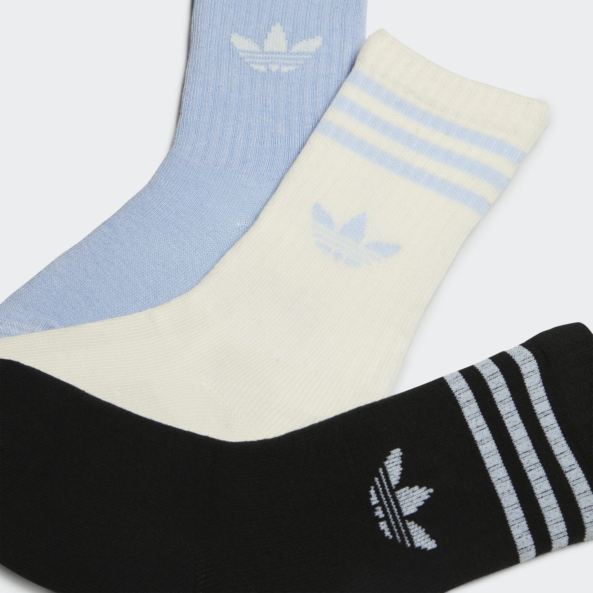 SAMBA OG SCHUH, KOMFORTVERSCHLUSS, ELASTISCHE SCHNÜRSENKEL – Blue Dawn / Wonder White / Black – IB9300