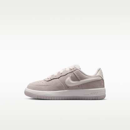 Nike Force 1 Low Schuh (jüngere Kinder) – Vast Grey/Sail