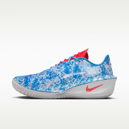 Nike G.T. Cut 4 "WNBA 30th" Basketballschuh – Light Photo Blue/Metallic Silver/Weiß/Action Red