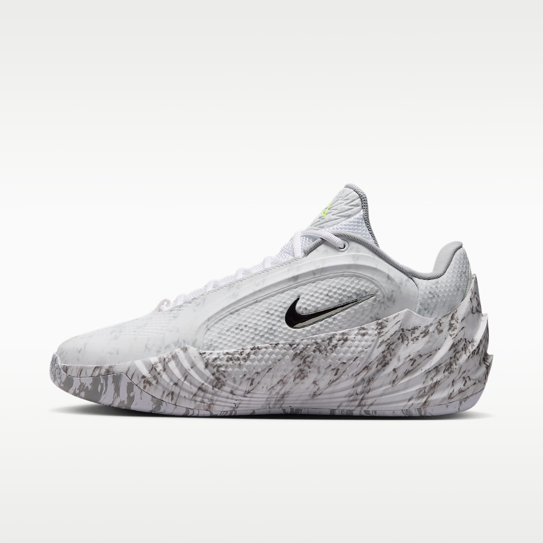 Giannis Freak 8 Basketballschuh – Weiß/Light Smoke Grey/Schwarz/Metallic Silver