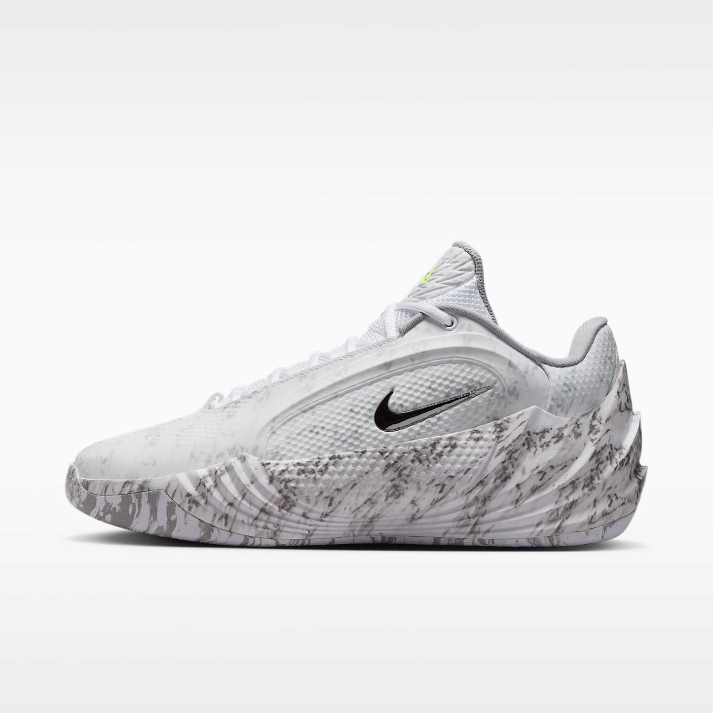 Giannis Freak 8 Basketballschuh – Weiß/Light Smoke Grey/Schwarz/Metallic Silver