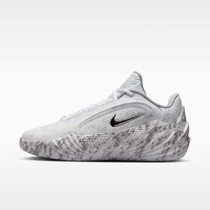 Giannis Freak 8 Basketballschuh – Weiß/Light Smoke Grey/Schwarz/Metallic Silver
