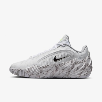 Giannis Freak 8 Basketballschuh – Weiß/Light Smoke Grey/Schwarz/Metallic Silver