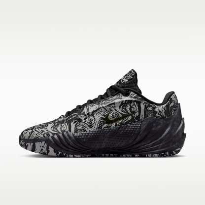 Giannis Freak 8 "Etched in Stone" Basketballschuh – Schwarz/Light Smoke Grey/Volt