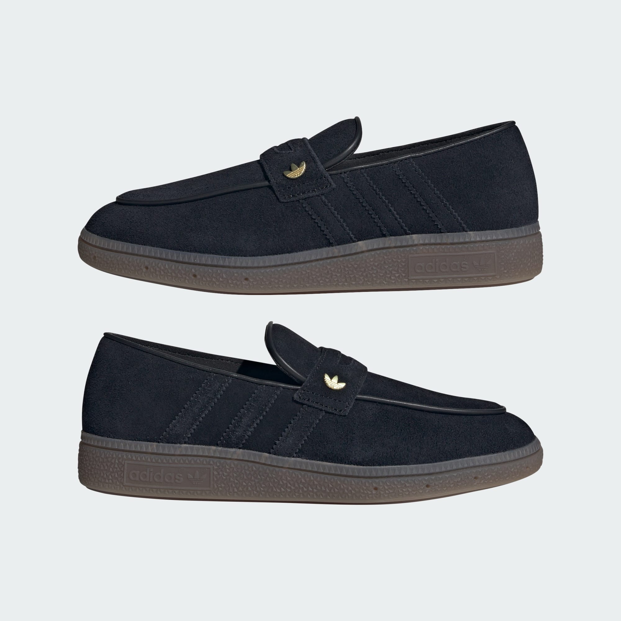 HANDBALL SPEZIAL LOAFER – Core Black / Core Black / Gum – KJ0641