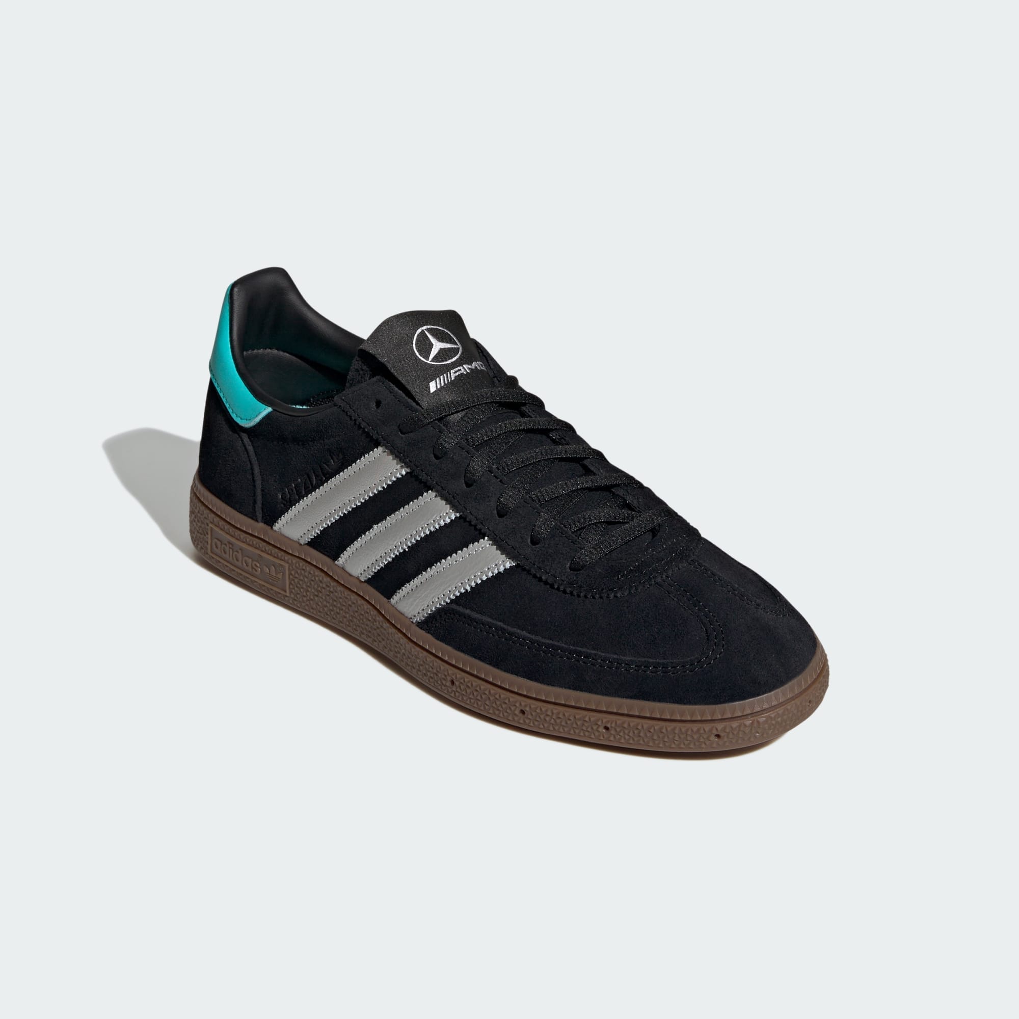 HANDBALL SPEZIAL MERCEDES SCHUH – Core Black / Silver Metallic / Gum – KJ1185