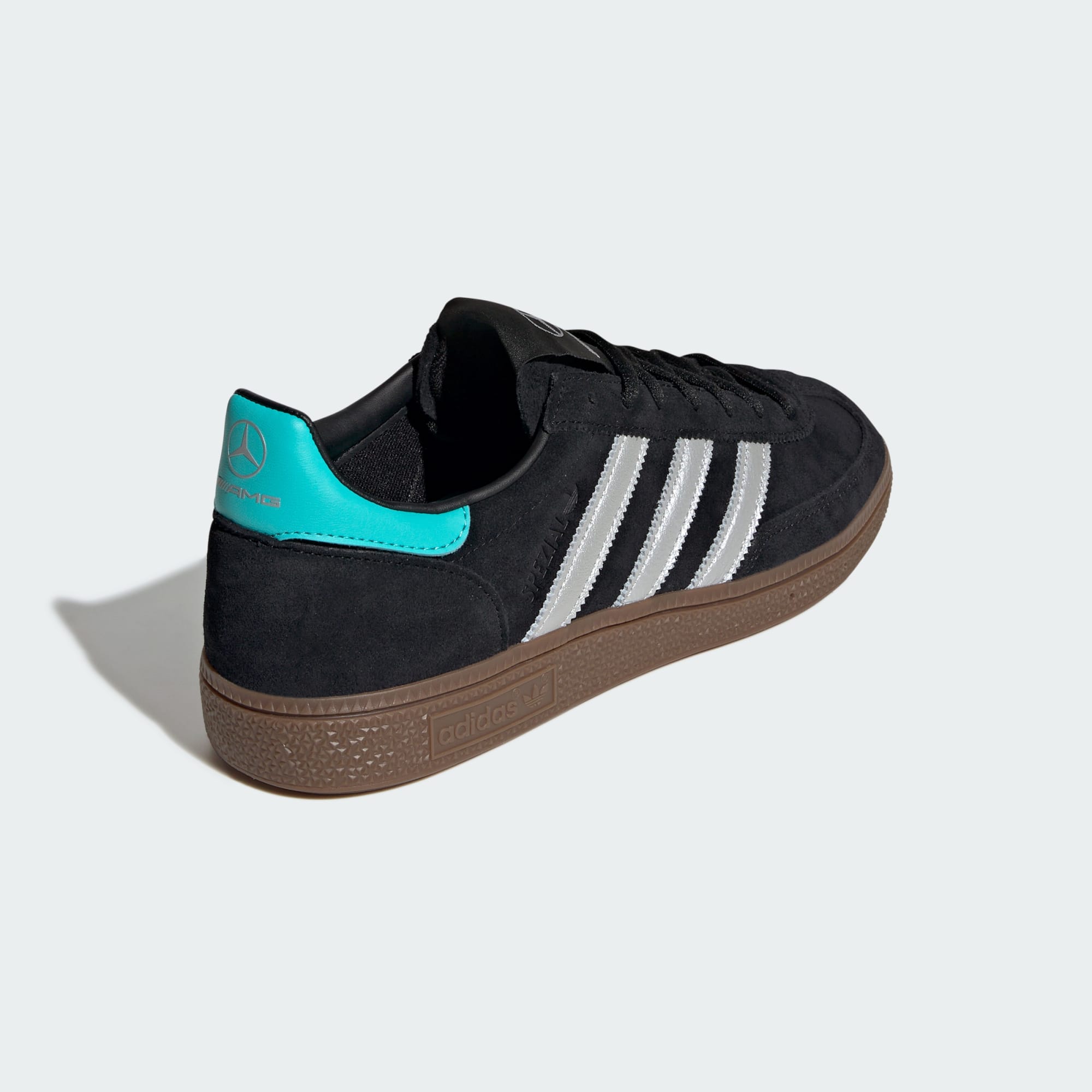 HANDBALL SPEZIAL MERCEDES SCHUH – Core Black / Silver Metallic / Gum – KJ1185