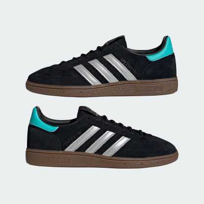 HANDBALL SPEZIAL MERCEDES SCHUH – Core Black / Silver Metallic / Gum – KJ1185