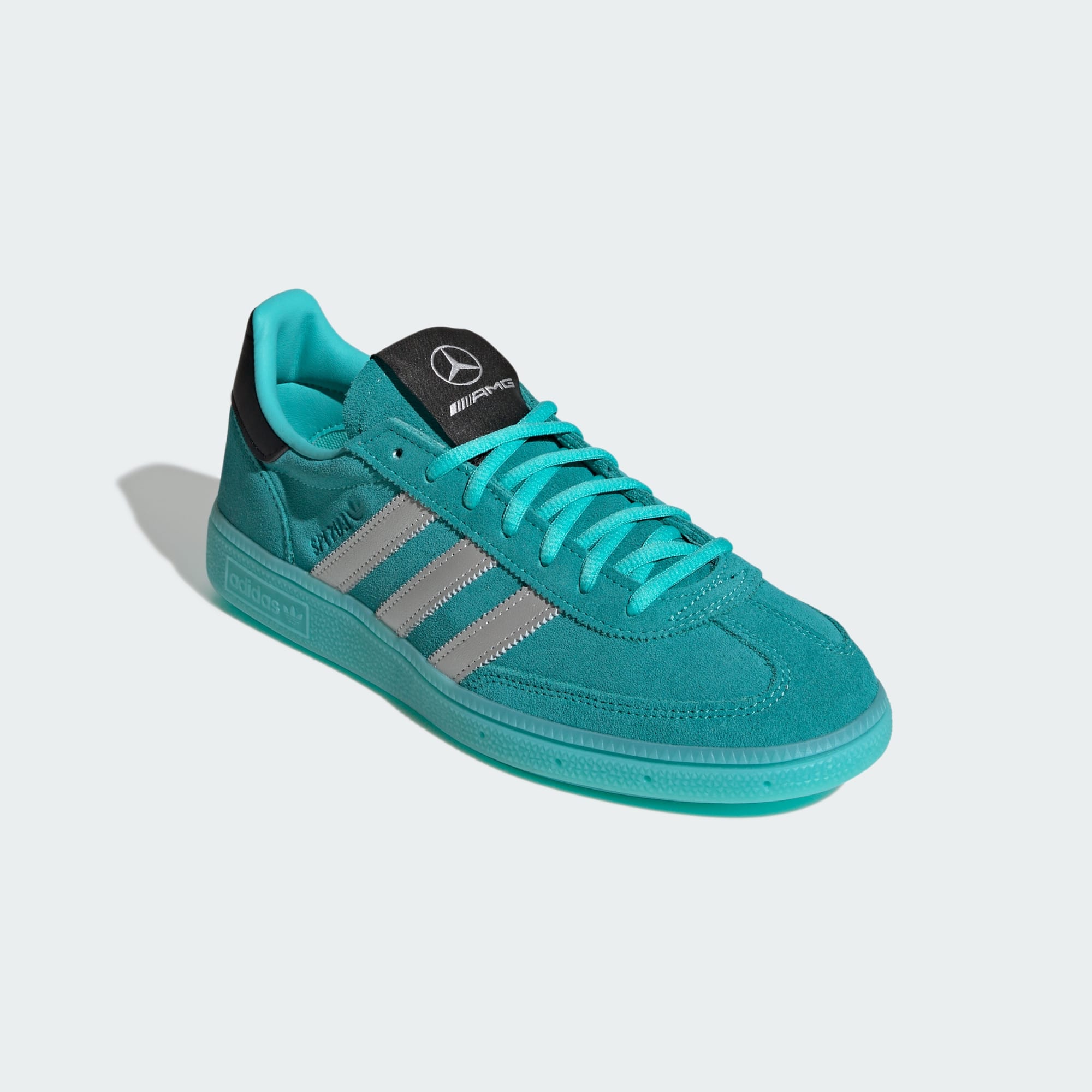 HANDBALL SPEZIAL MERCEDES SCHUH – Semi Mint Rush / Silver Metallic / Core Black – KJ1186