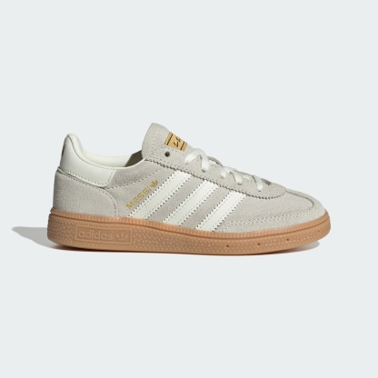HANDBALL SPEZIAL MESSI Schuh – Ivory / Ivory / Gold Metallic – KH8309