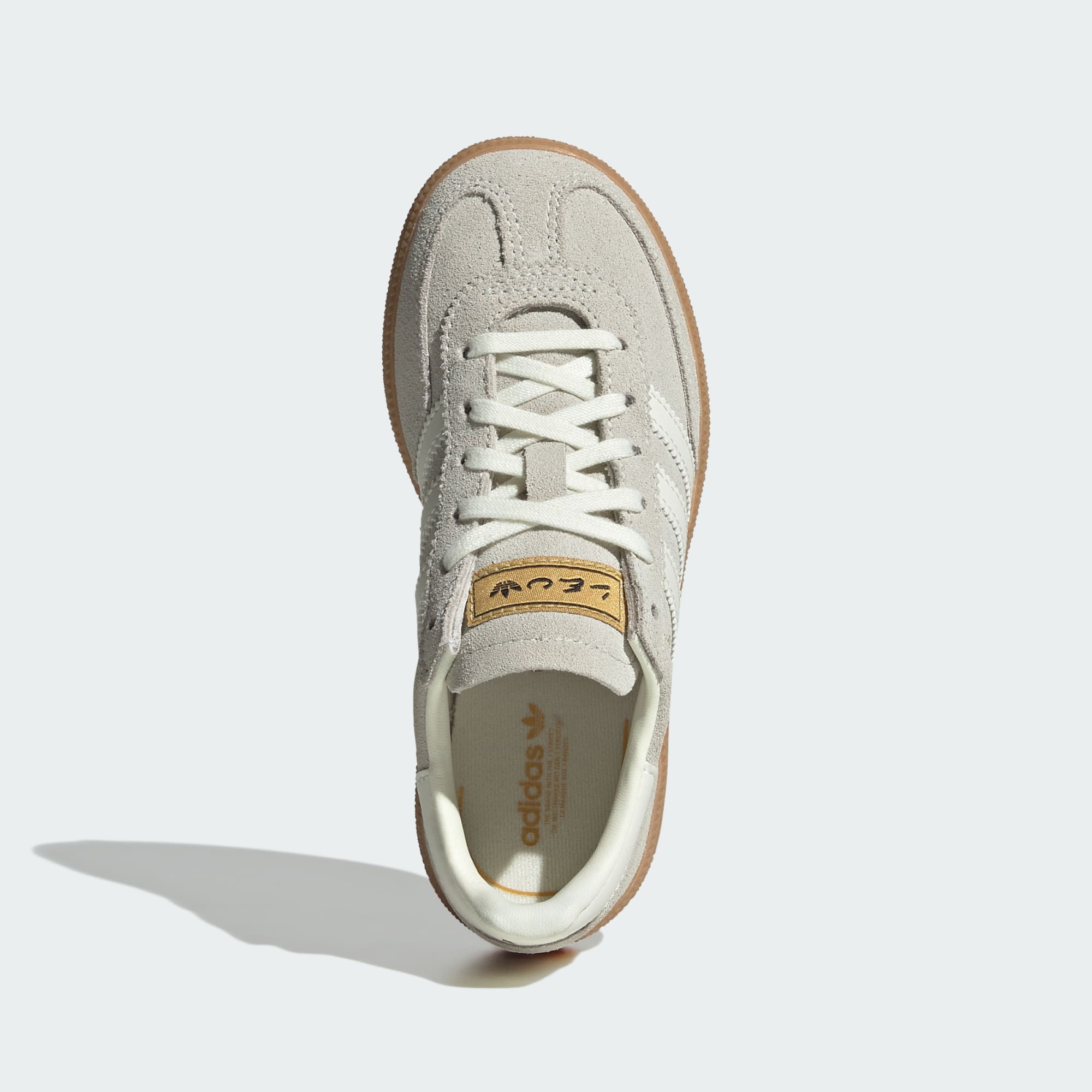 HANDBALL SPEZIAL MESSI Schuh – Ivory / Ivory / Gold Metallic – KH8309