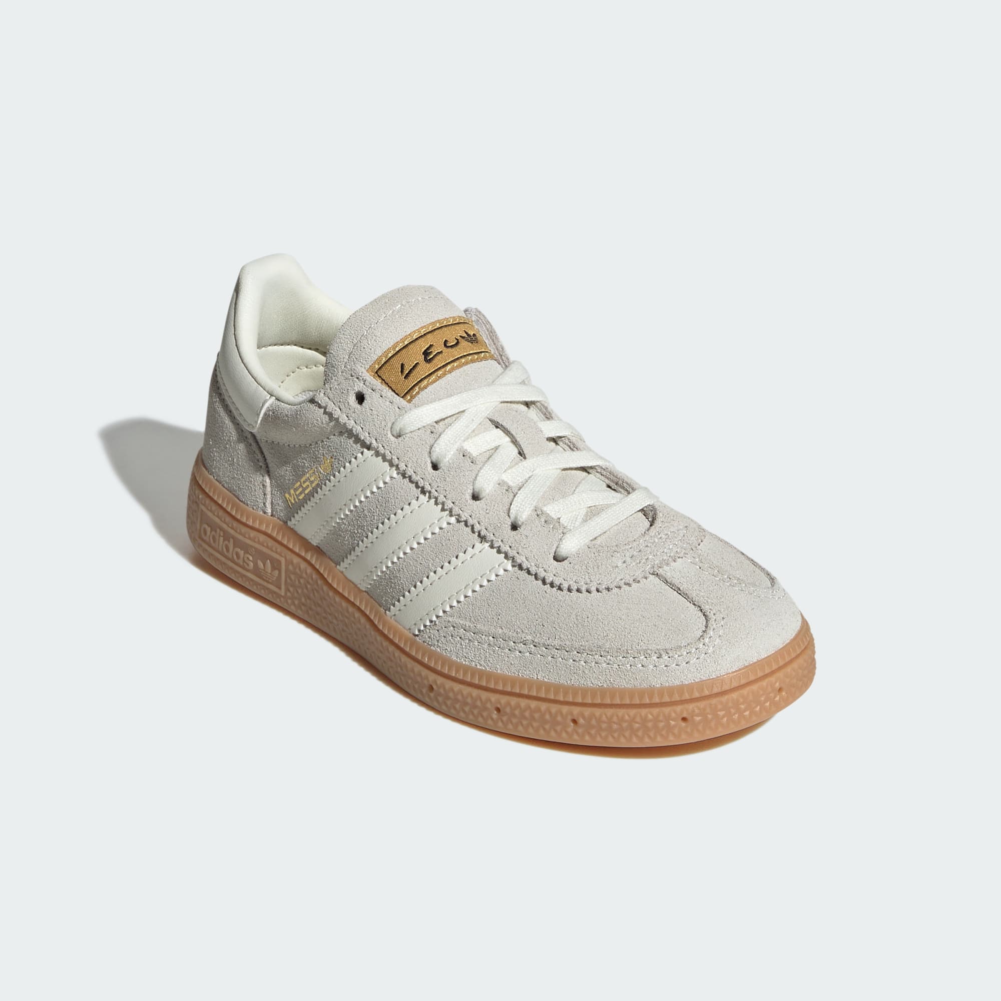 HANDBALL SPEZIAL MESSI Schuh – Ivory / Ivory / Gold Metallic – KH8309
