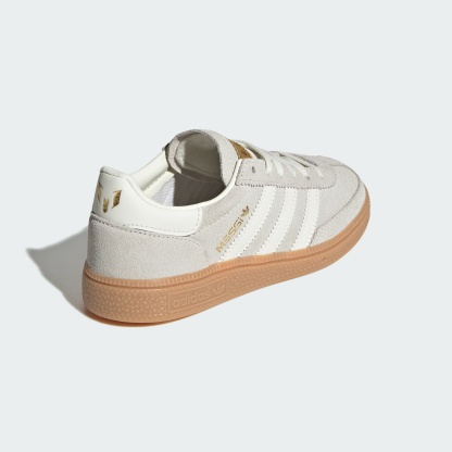 HANDBALL SPEZIAL MESSI Schuh – Ivory / Ivory / Gold Metallic – KH8309