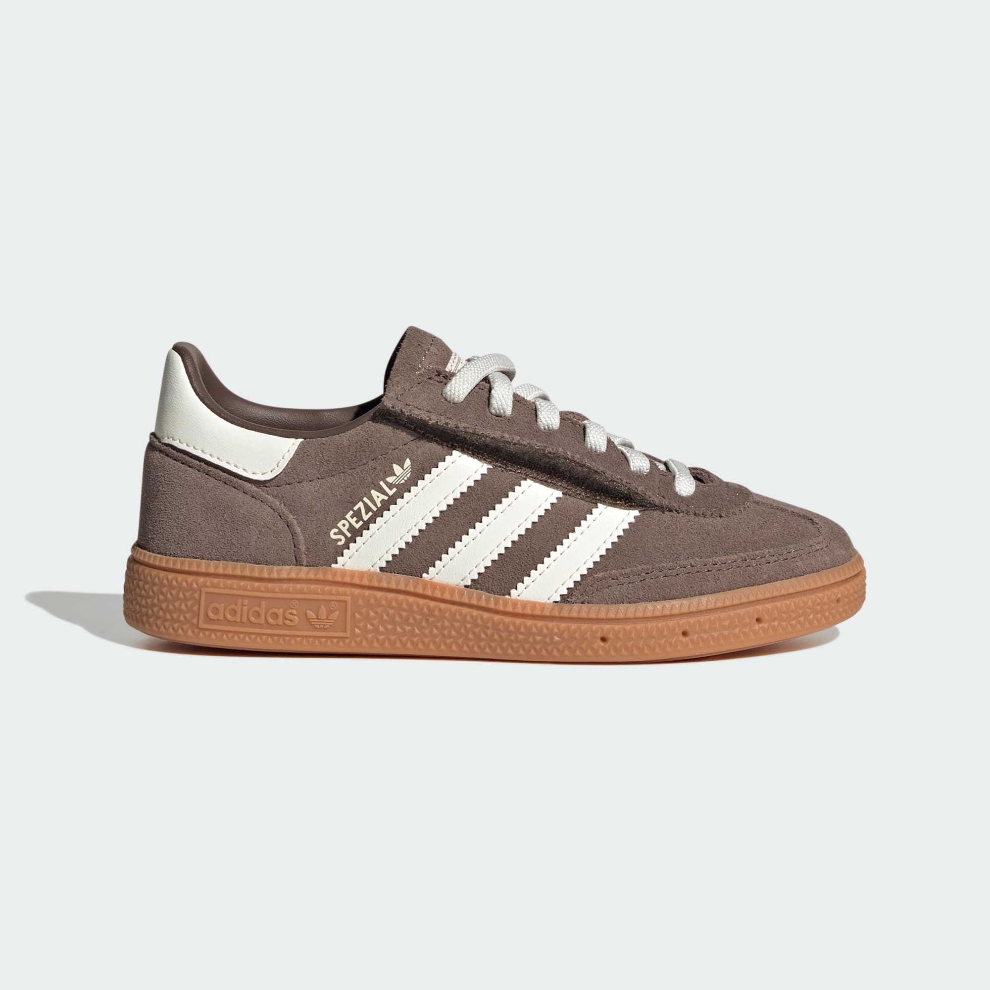 HANDBALL SPEZIAL SCHUH, KOMFORTVERSCHLUSS, ELASTISCHE SCHNÜRSENKEL – Earth Strata / Off White / Gum – LA4008