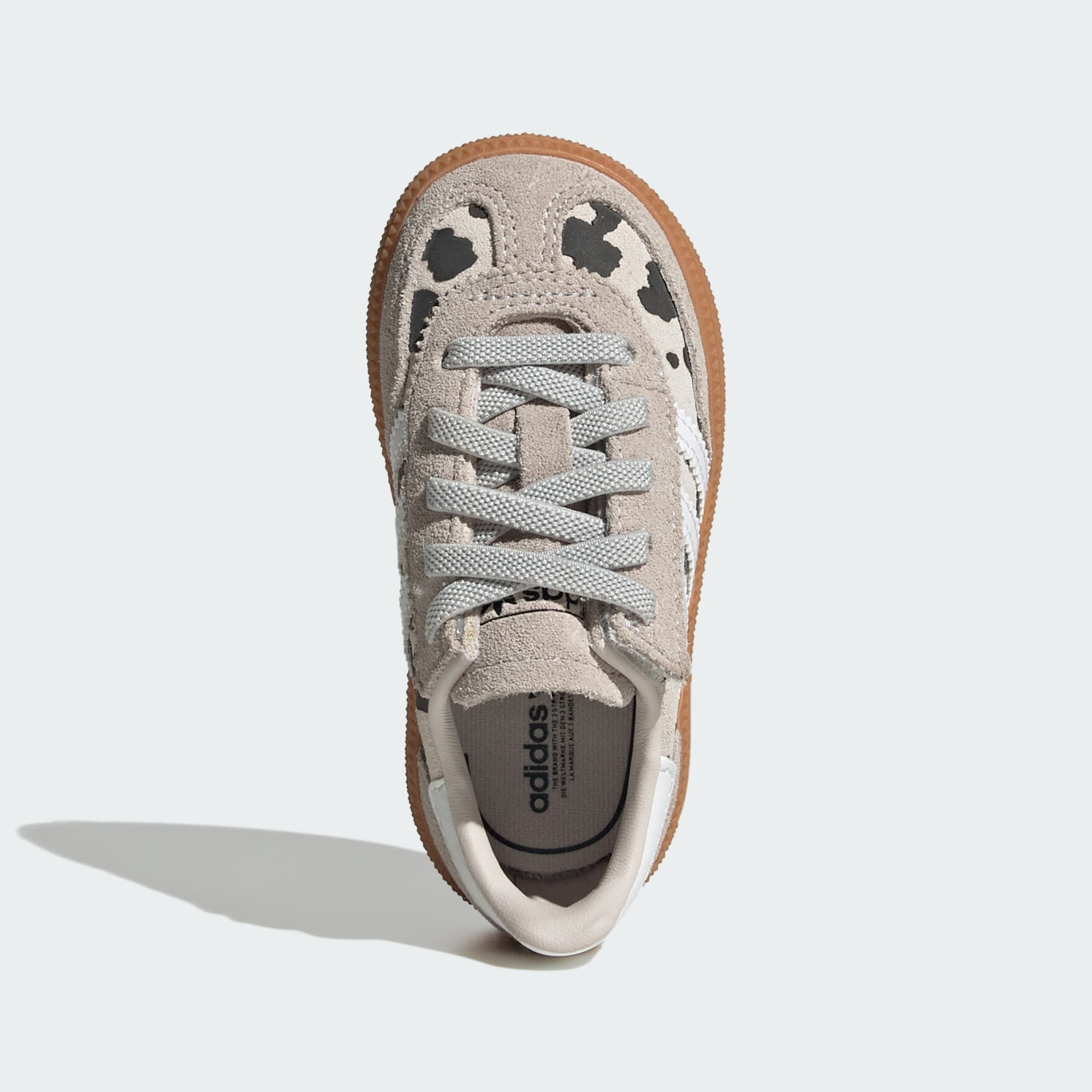 HANDBALL SPEZIAL SCHUH, KOMFORTVERSCHLUSS, ELASTISCHE SCHNÜRSENKEL – Grey One / Cloud White / Crystal White – KI5640