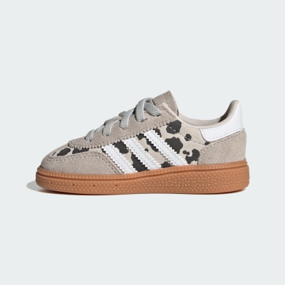 HANDBALL SPEZIAL SCHUH, KOMFORTVERSCHLUSS, ELASTISCHE SCHNÜRSENKEL – Grey One / Cloud White / Crystal White – KI5640