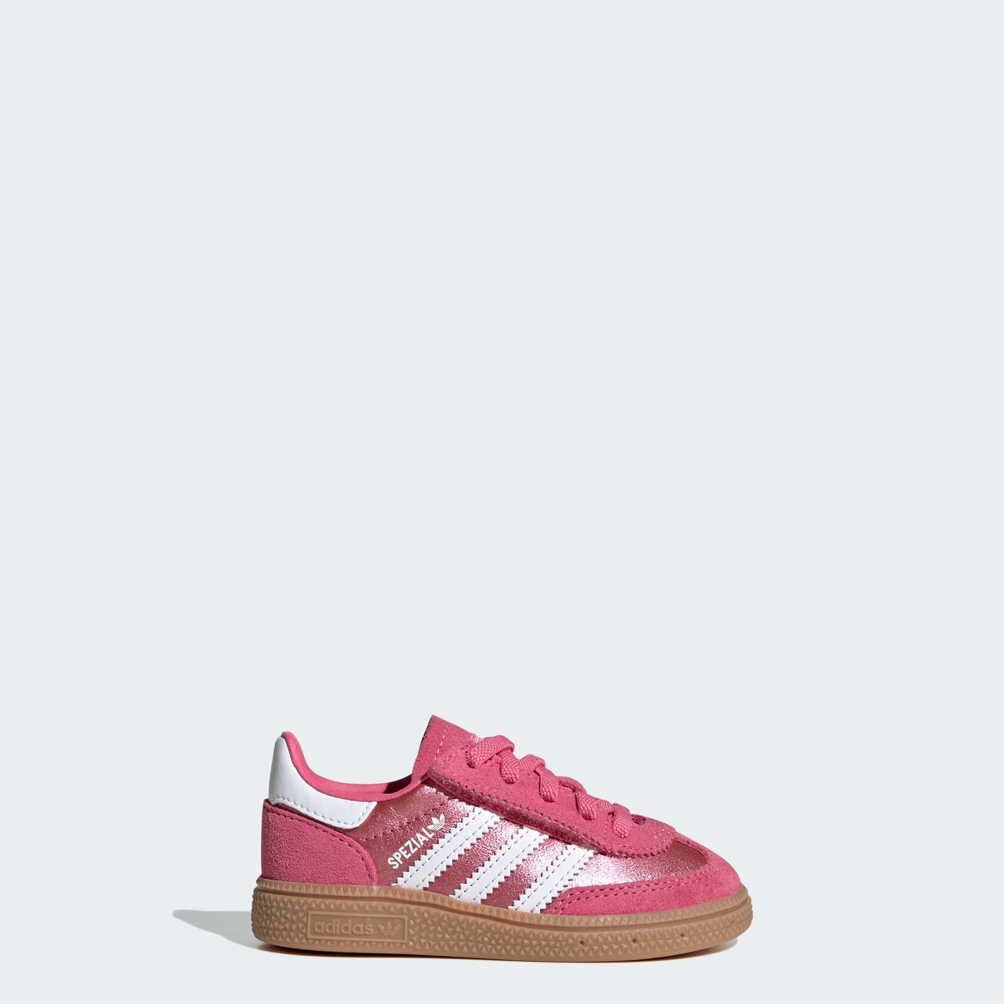 HANDBALL SPEZIAL SCHUH, KOMFORTVERSCHLUSS, ELASTISCHE SCHNÜRSENKEL – Pink Fusion / Cloud White / Gum – KH9477