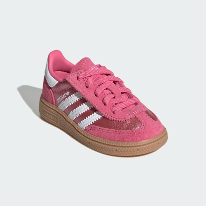 HANDBALL SPEZIAL SCHUH, KOMFORTVERSCHLUSS, ELASTISCHE SCHNÜRSENKEL – Pink Fusion / Cloud White / Gum – KH9477