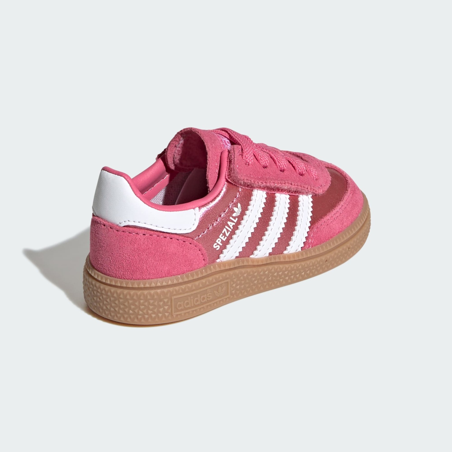 HANDBALL SPEZIAL SCHUH, KOMFORTVERSCHLUSS, ELASTISCHE SCHNÜRSENKEL – Pink Fusion / Cloud White / Gum – KH9477