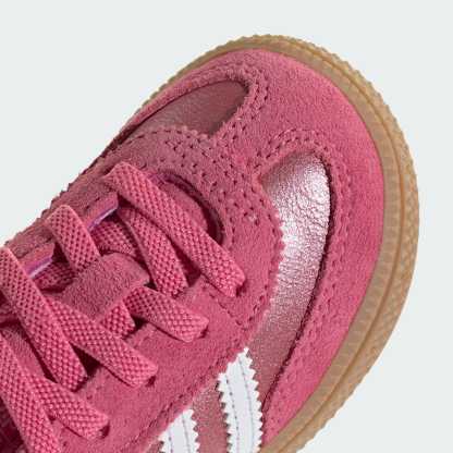 HANDBALL SPEZIAL SCHUH, KOMFORTVERSCHLUSS, ELASTISCHE SCHNÜRSENKEL – Pink Fusion / Cloud White / Gum – KH9477
