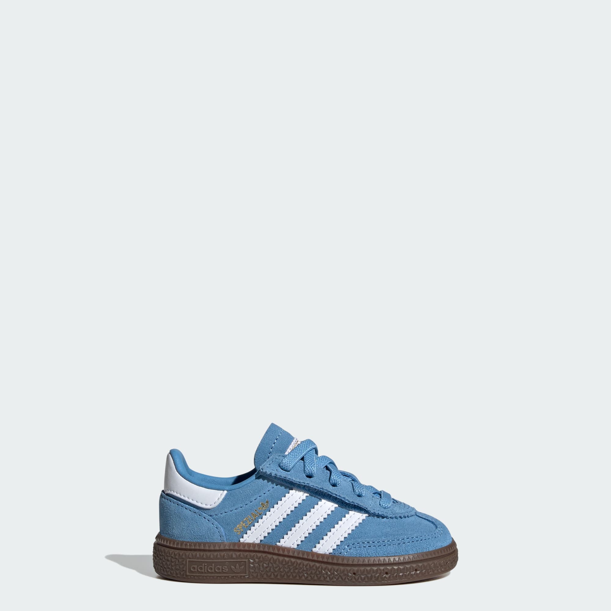 Handball Spezial Comfort Closure Elastic Lace Kids Schuh – Light Blue / Cloud White / Gum – JI2900