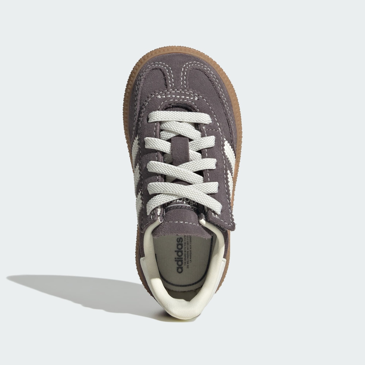 Handball Spezial Comfort Closure Elastic Lace Kids Schuh – Grey Strata / Off White / Gum – HQ2979