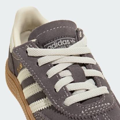 Handball Spezial Comfort Closure Elastic Lace Kids Schuh – Grey Strata / Off White / Gum – HQ2979