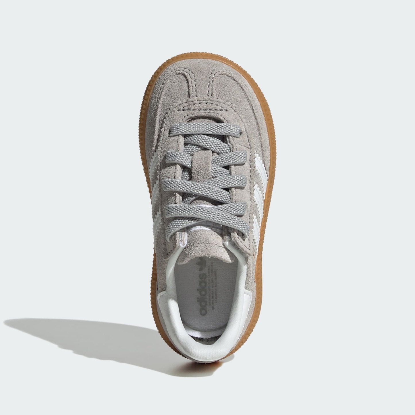 Handball Spezial Comfort Closure Elastic Lace Kids Schuh – Grey Two / Cloud White / Gum – JQ1993