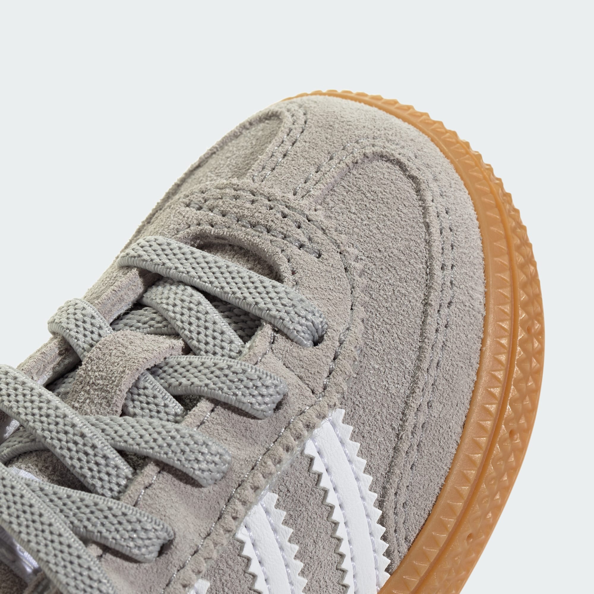 Handball Spezial Comfort Closure Elastic Lace Kids Schuh – Grey Two / Cloud White / Gum – JQ1993