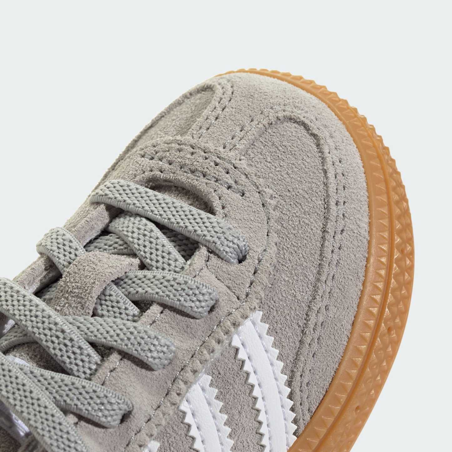Handball Spezial Comfort Closure Elastic Lace Kids Schuh – Grey Two / Cloud White / Gum – JQ1993