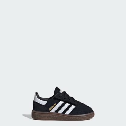 Handball Spezial Comfort Closure Elastic Lace Kids Schuh – Core Black / Cloud White / Gum – JI2898
