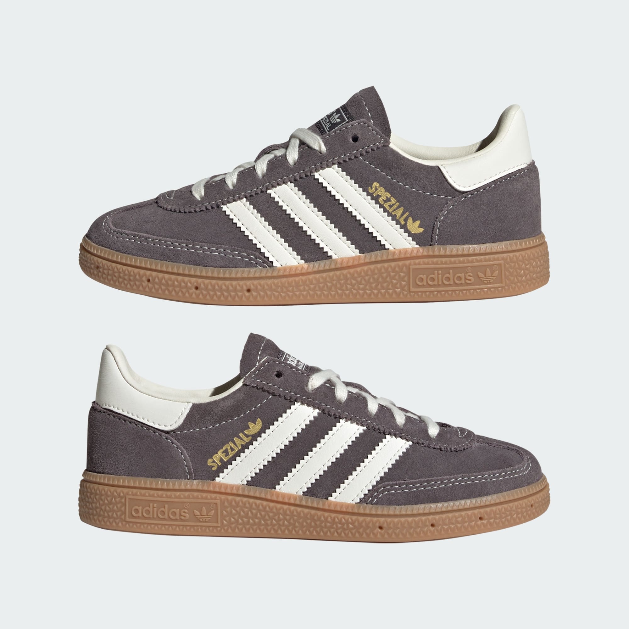 Handball Spezial Kids Schuh – Grey Strata / Off White / Gum – HQ2970