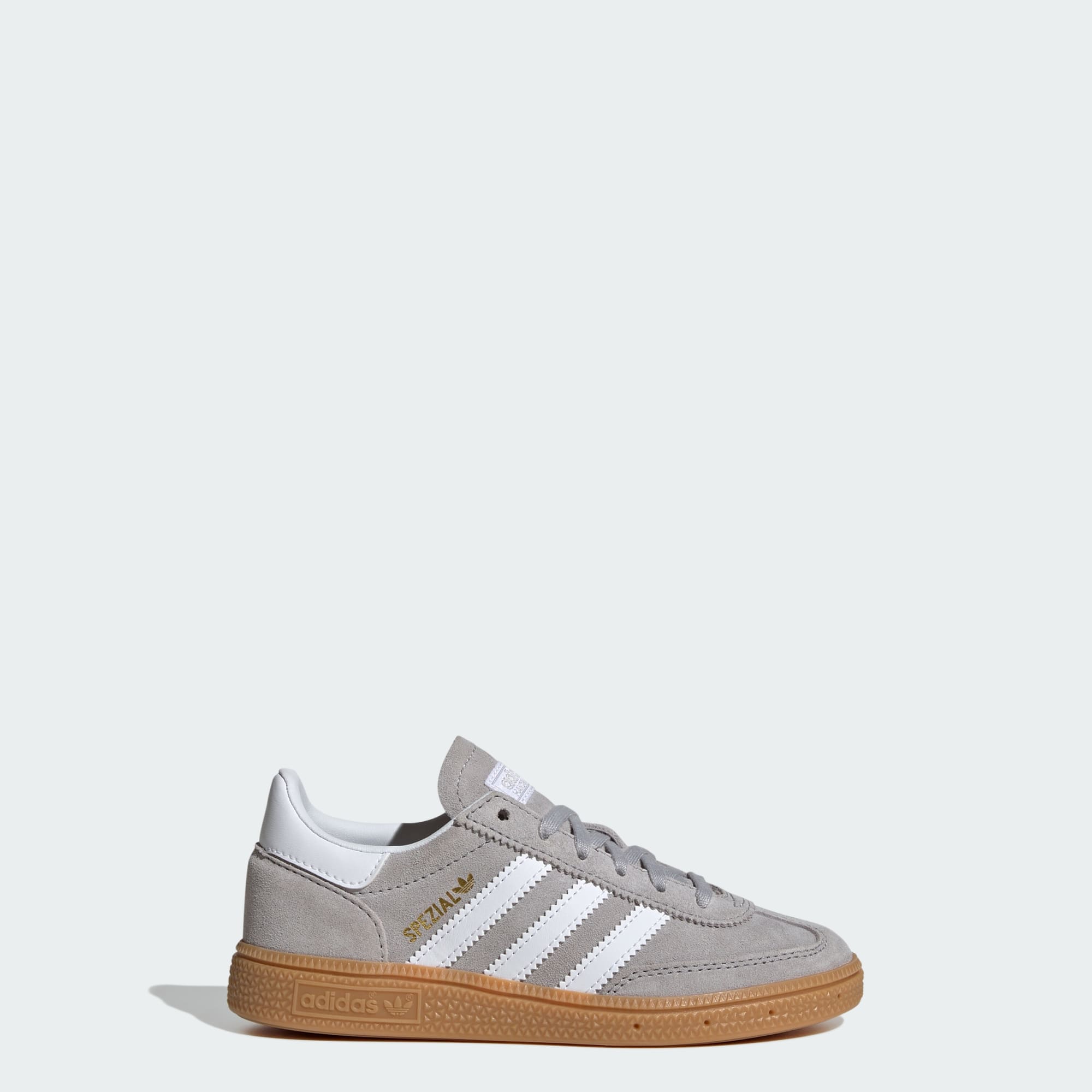 Handball Spezial Kids Schuh – Grey Two / Cloud White / Gum – JP9572