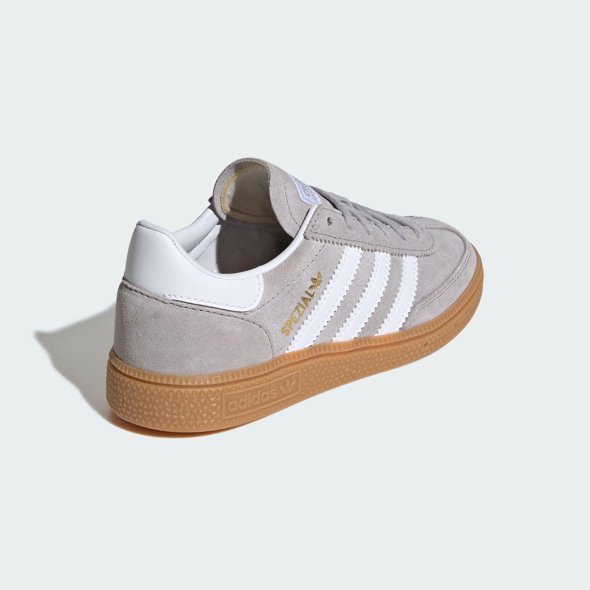Handball Spezial Kids Schuh – Grey Two / Cloud White / Gum – JP9572