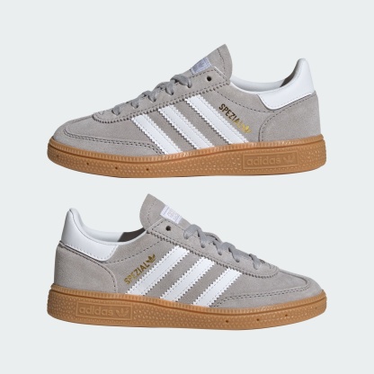 Handball Spezial Kids Schuh – Grey Two / Cloud White / Gum – JP9572
