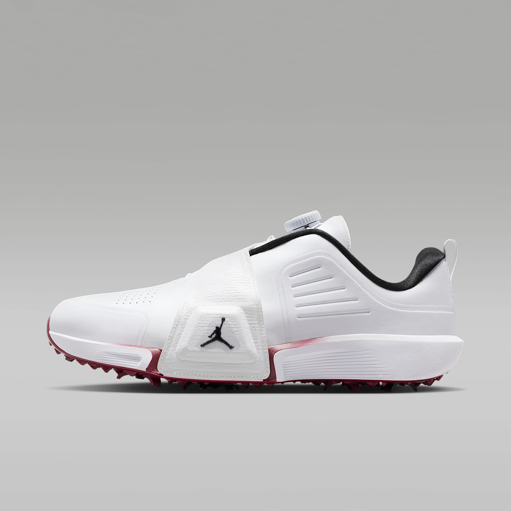 Jordan Air Rev Golfschuh – Weiß/Team Red/Schwarz