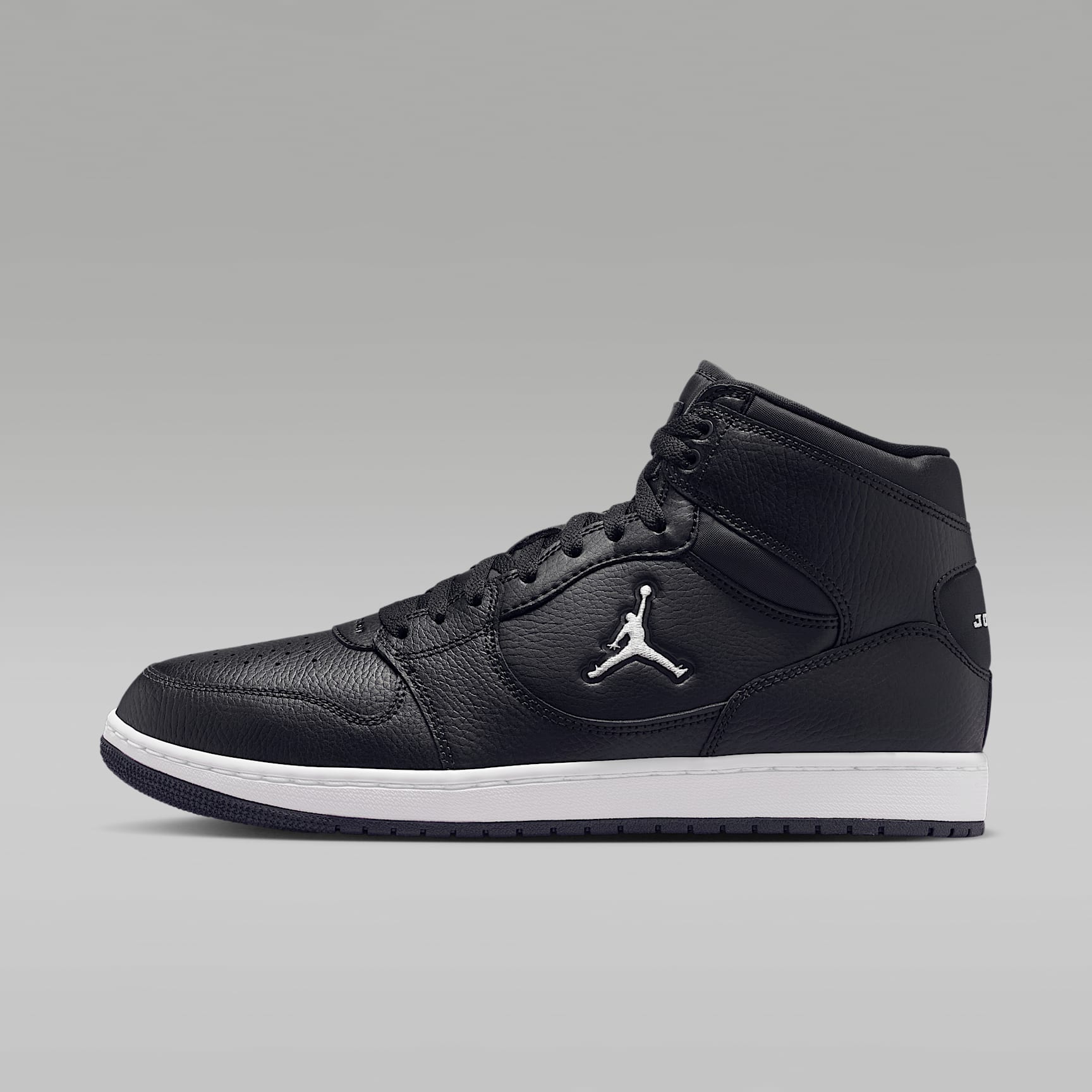 Jordan Court Connect Mid Herrenschuhe – Schwarz/Weiß