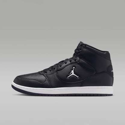 Jordan Court Connect Mid Herrenschuhe – Schwarz/Weiß