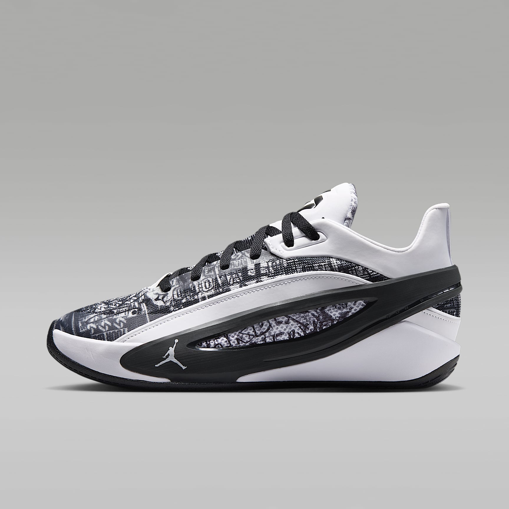 Luka 5 "Graffiti" Basketballschuh – Weiß/Schwarz