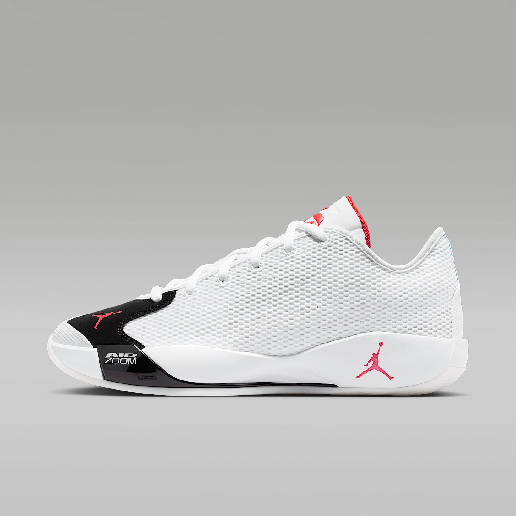 Luka 77 Basketballschuh – Weiß/Schwarz/Sail/Bright Crimson