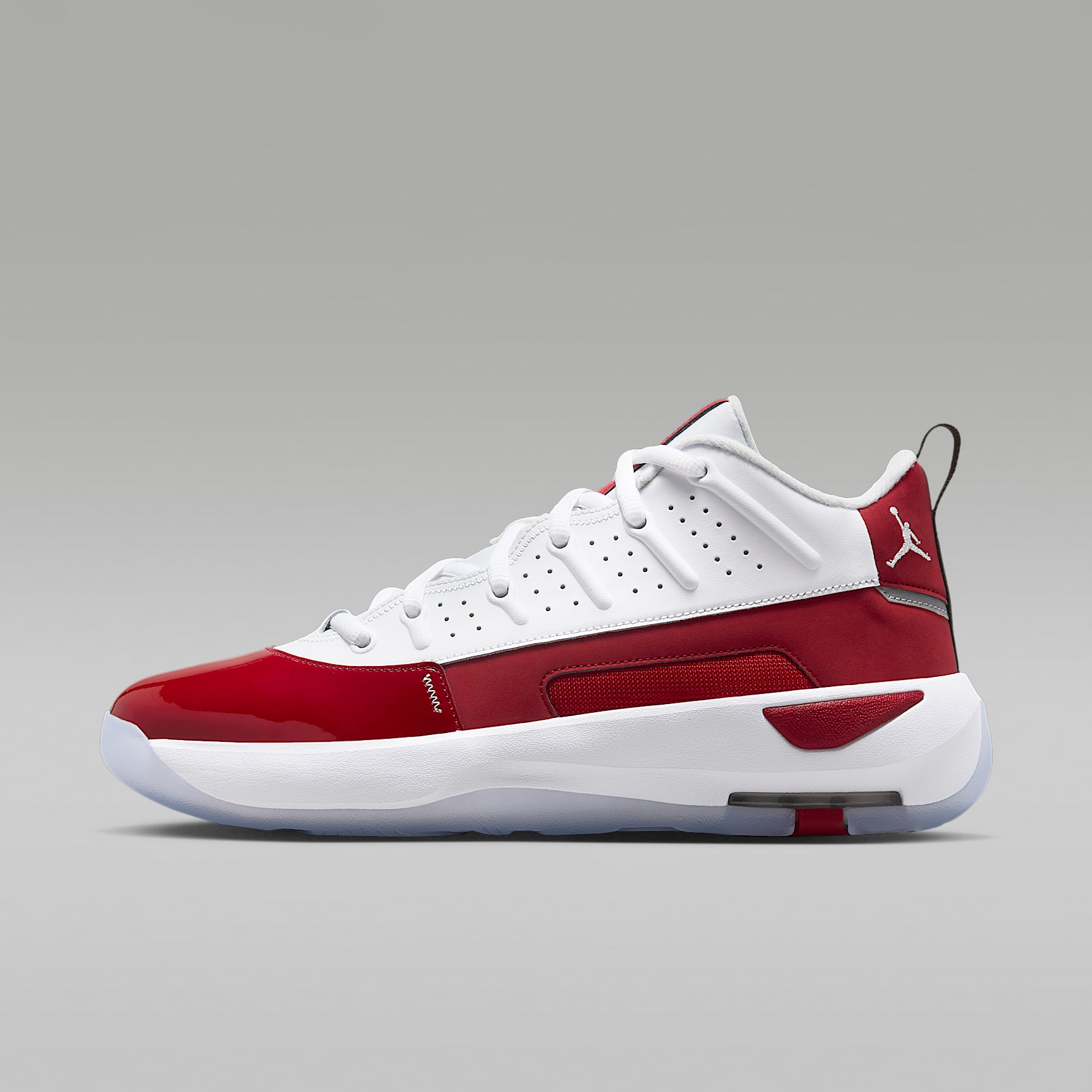 Jordan Max Aura 7 Schuh (Herren) – Weiß/Gym Red/Schwarz/Weiß