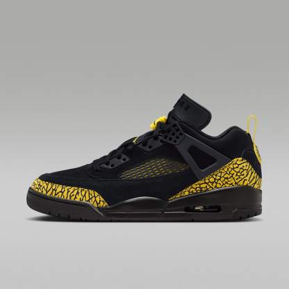 Jordan Spizike Low Schuh (Herren) – Schwarz/Speed Yellow/Speed Yellow/Schwarz