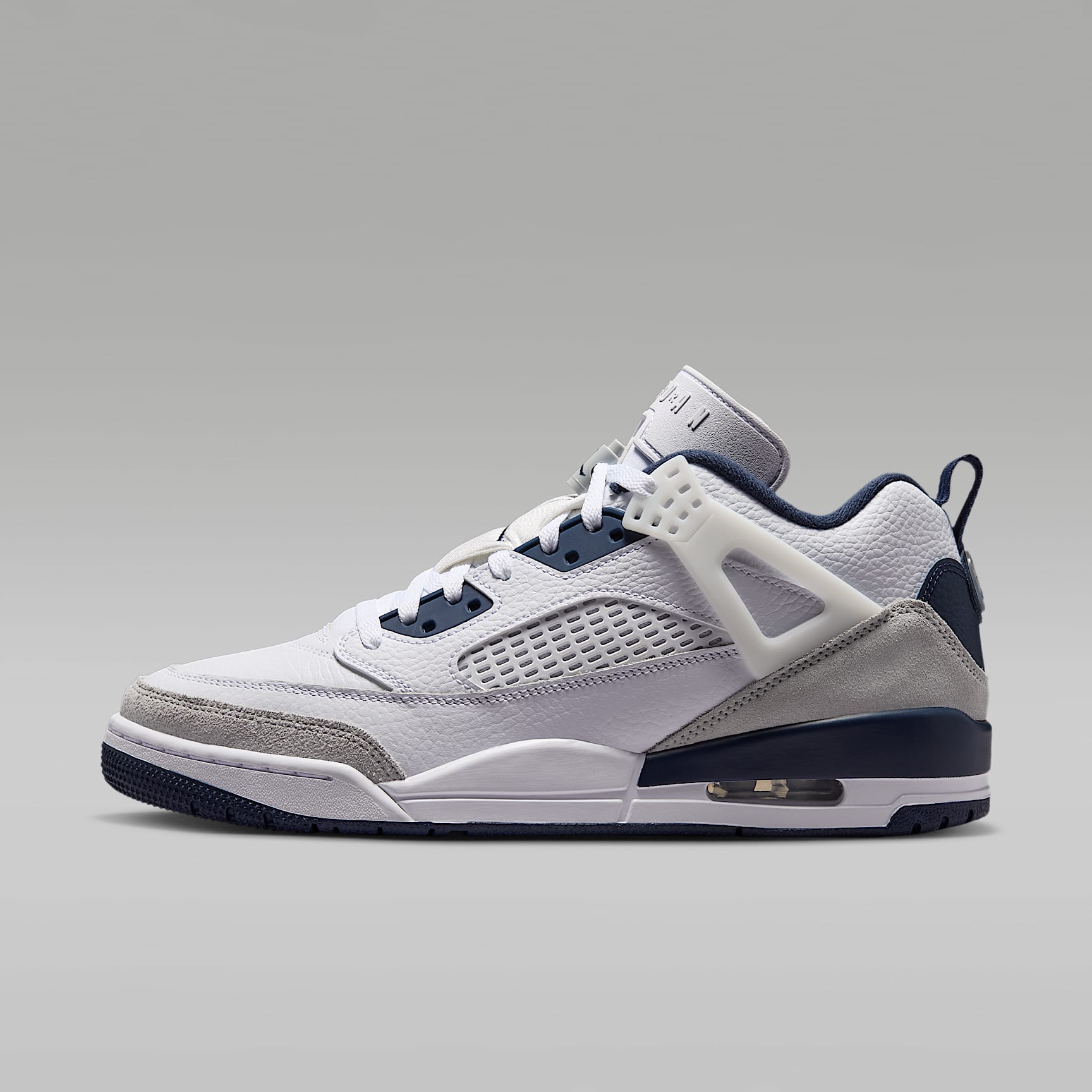 Jordan Spizike Low Schuh (Herren) – Weiß/Grey Fog/Pink Foam/Obsidian