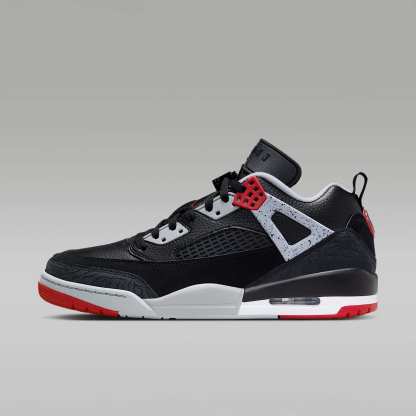 Jordan Spizike Low Herrenschuh – Schwarz/Wolf Grey/Weiß/Gym Red