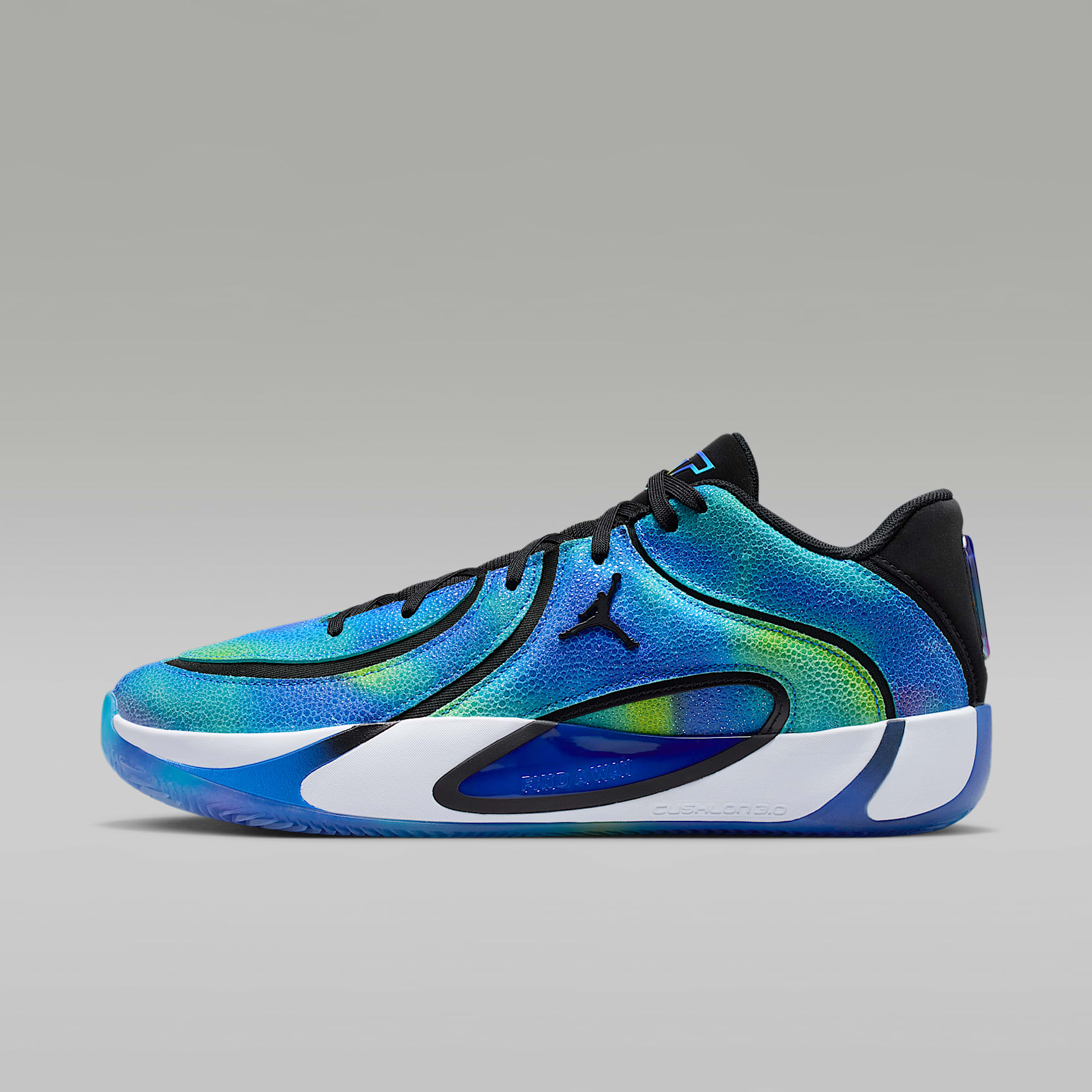 Tatum 4 "Playoffs" Basketballschuh – Red Plum/Hyper Royal/Yellow Strike/Schwarz