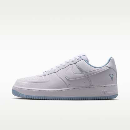 Kobe Air Force 1 Low Schuh (Herren) – Weiß/Armory Blue