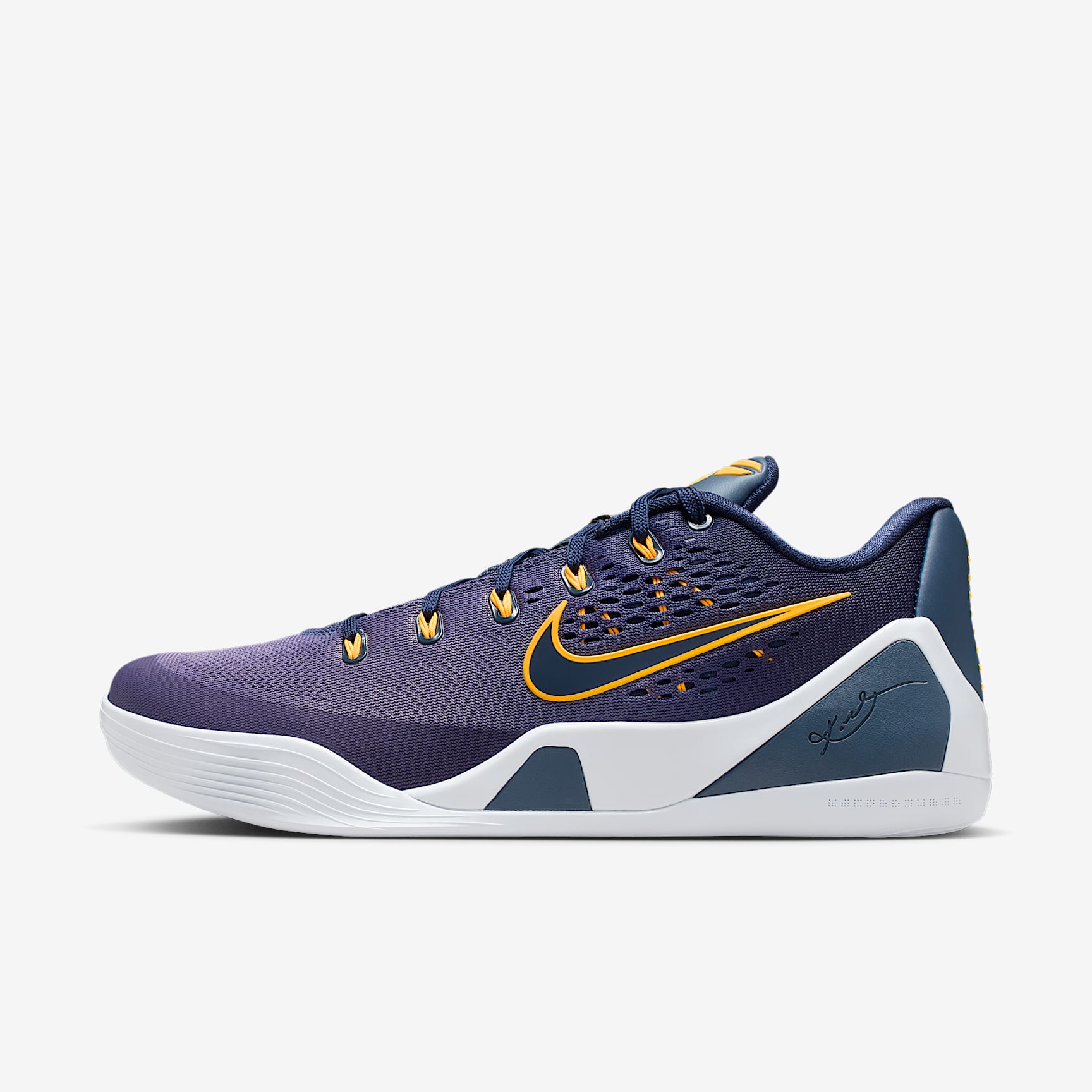 Kobe IX Elite Low EM Protro Basketballschuh – Thunder Blue/Laser Orange/Football Grey/Daybreak