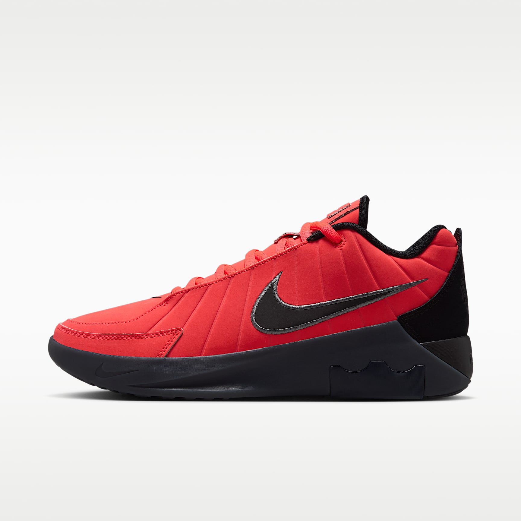 LeBron Witness 9 Basketballschuh – Bright Crimson/Smoke Grey/Schwarz